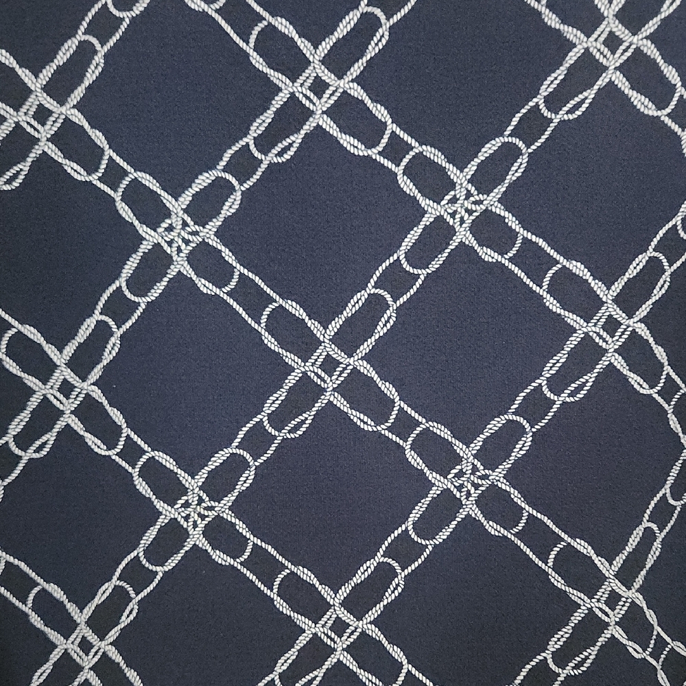 Max Cocos Navy Chain Pattern Dress - Picture 5 of 7